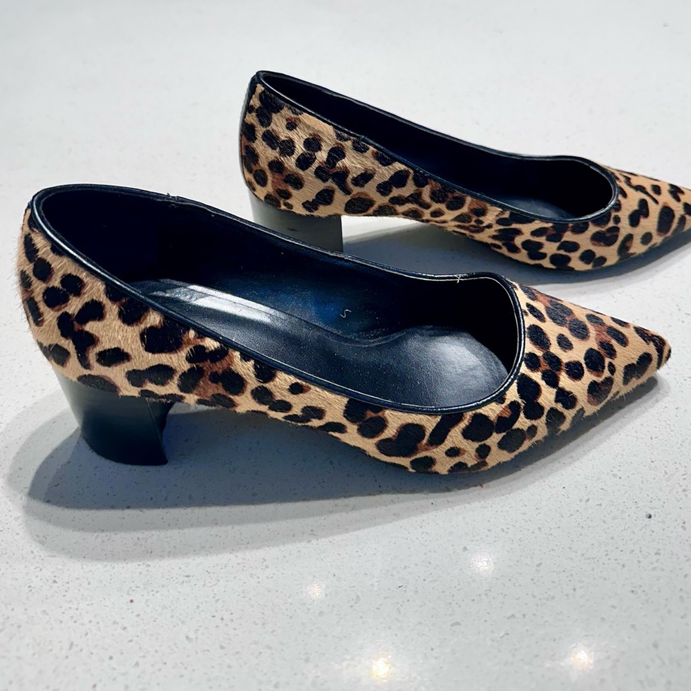 Nine West Pony Hair Leopard Print Women's Shoes